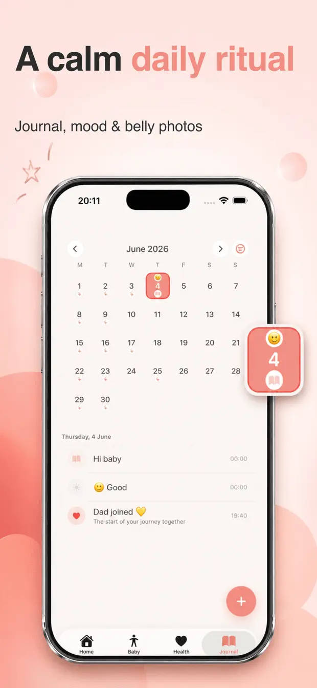 Elara journal and daily ritual screen